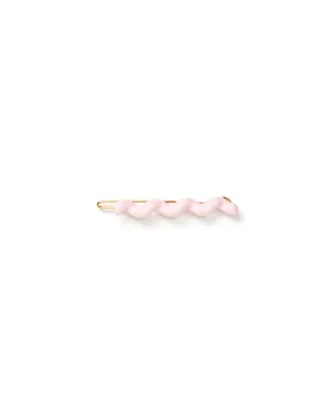 Lauren Spiral Barrette - Blush