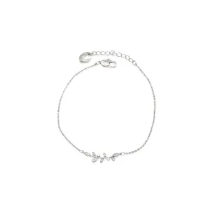 Leaf Cubic Zirconia Bracelet