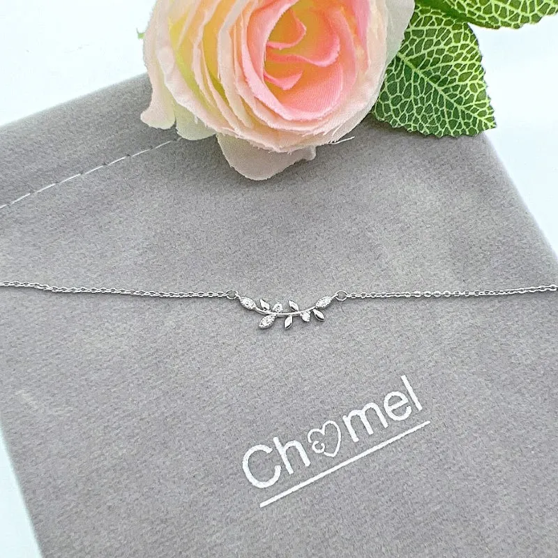 Leaf Cubic Zirconia Bracelet