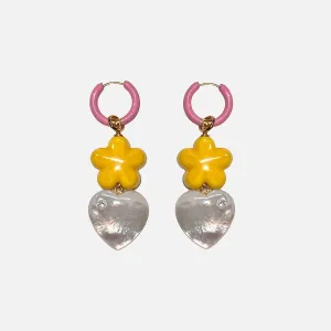 Love at First Sight Giardino Earrings, Yellow