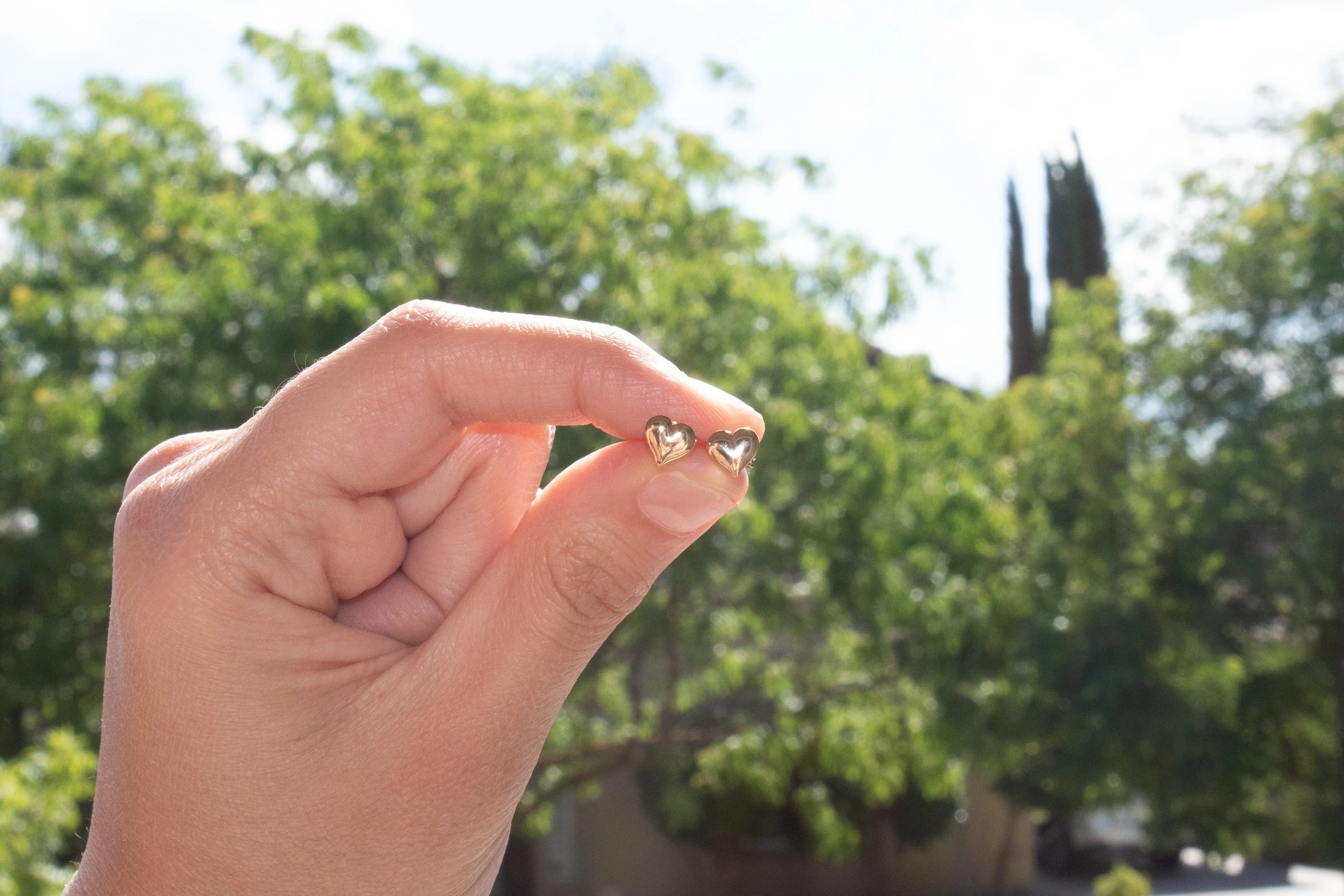 Love Stud Earrings