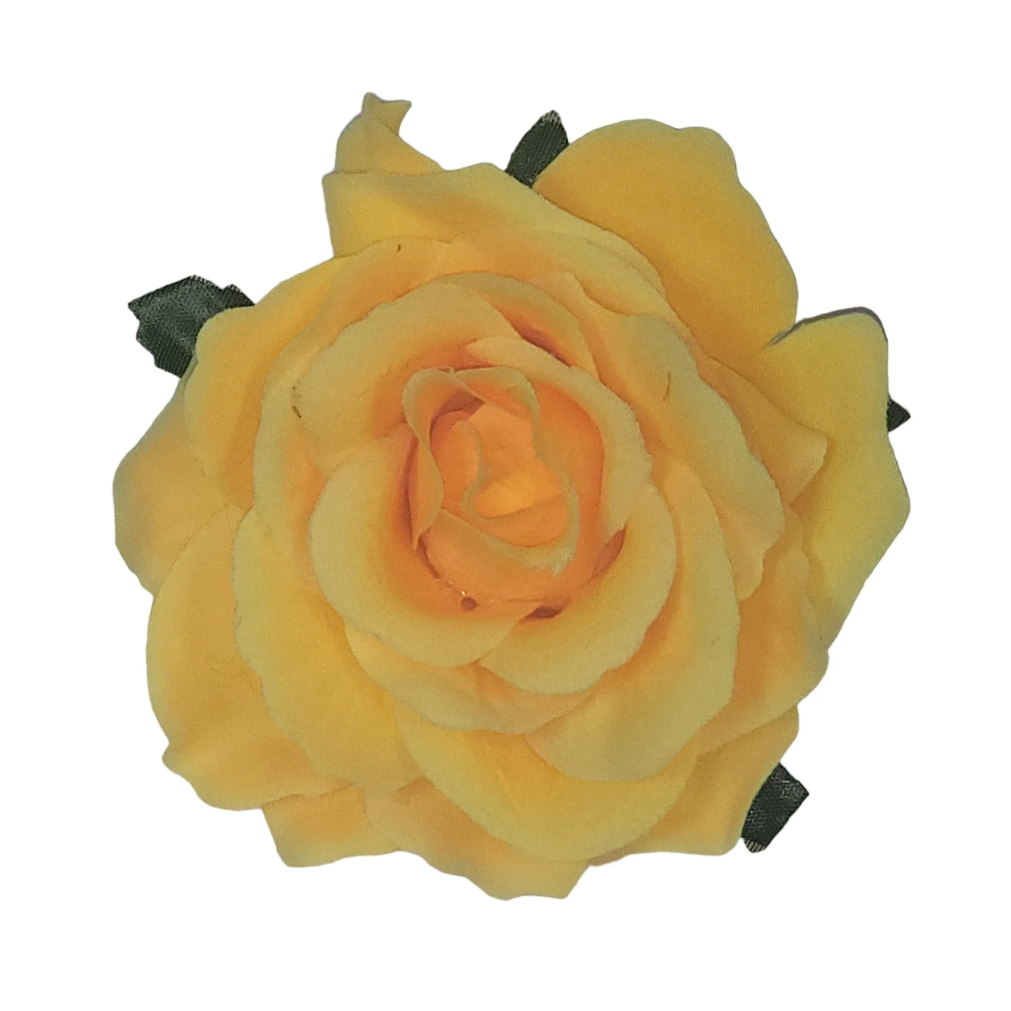 Mig001 Single Small Artificial Hair Flower 3" Across