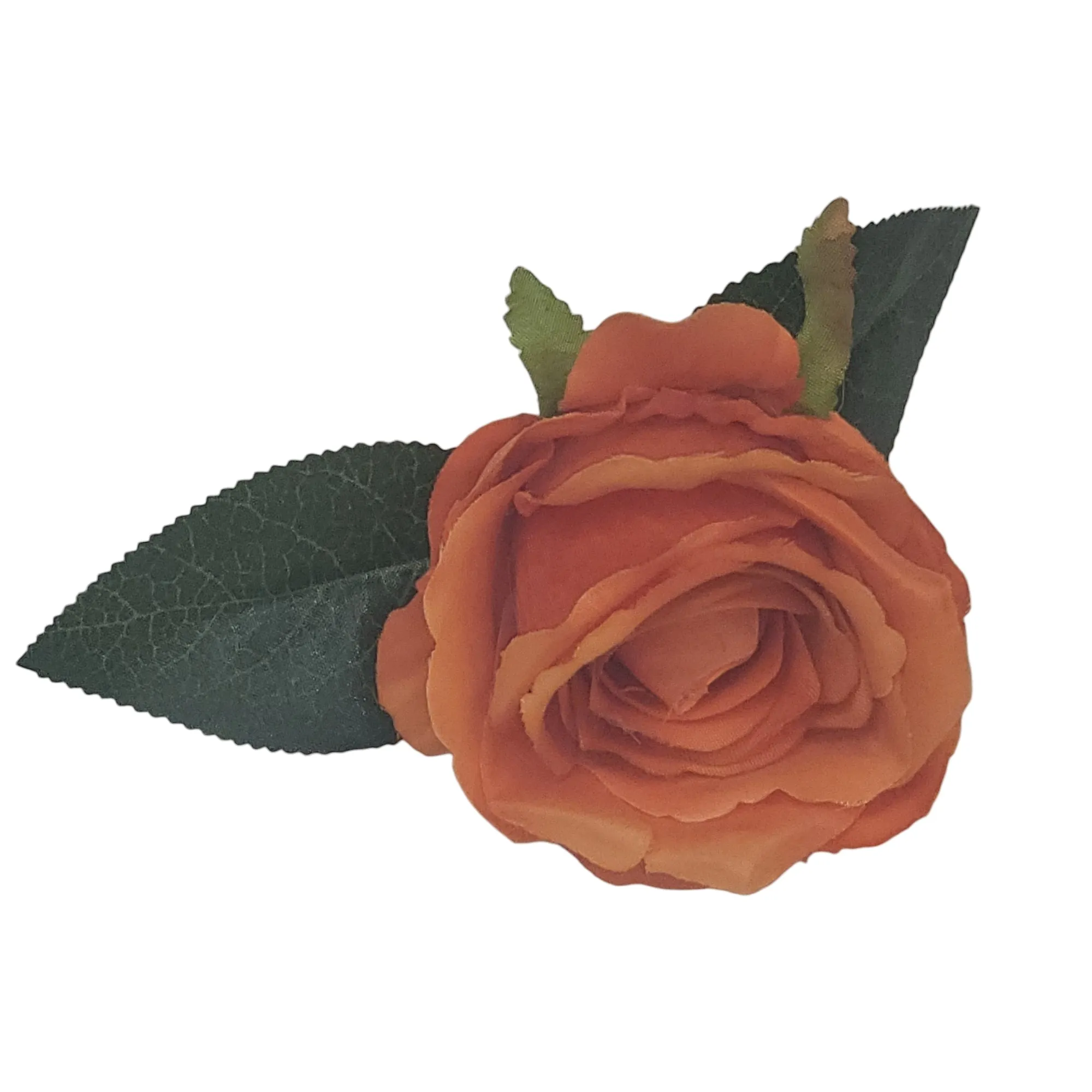 Mig001 Single Small Artificial Hair Flower 3" Across