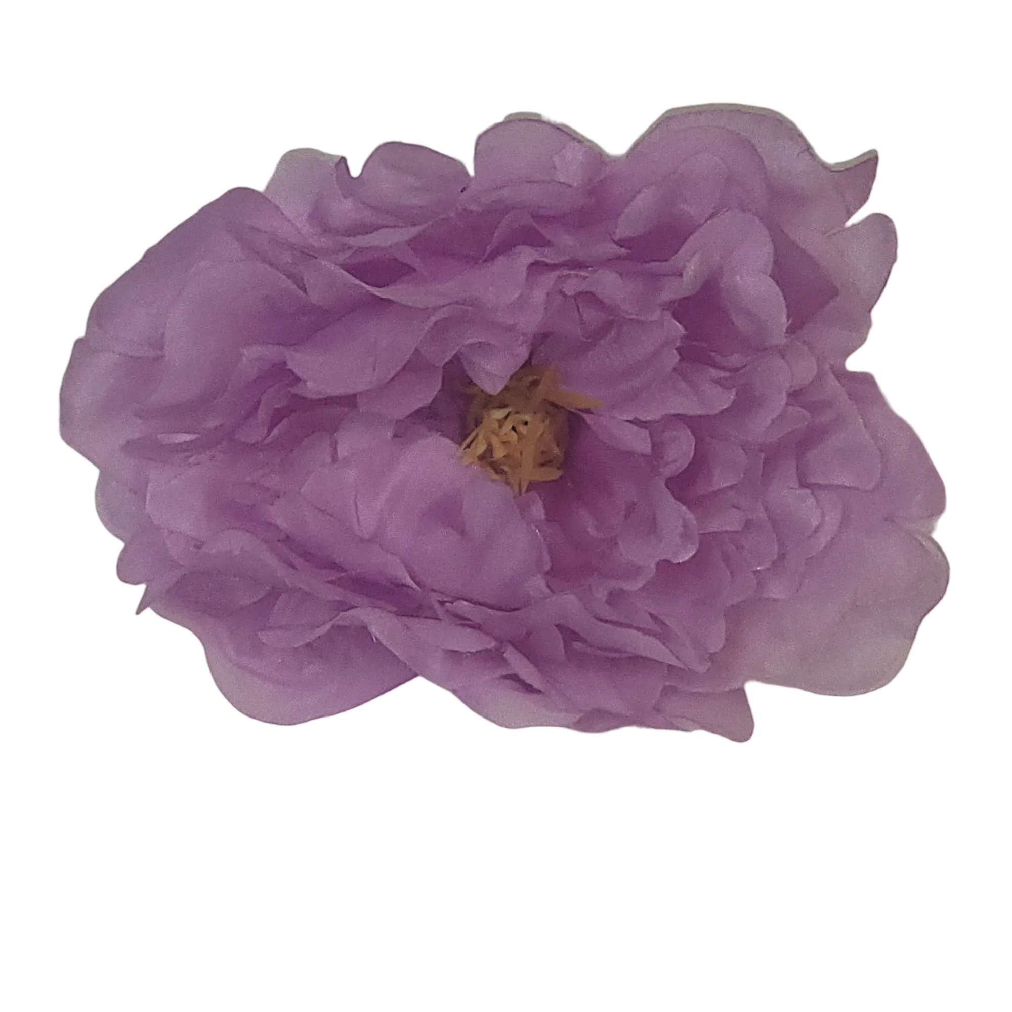 Mig001 Single Small Artificial Hair Flower 3" Across