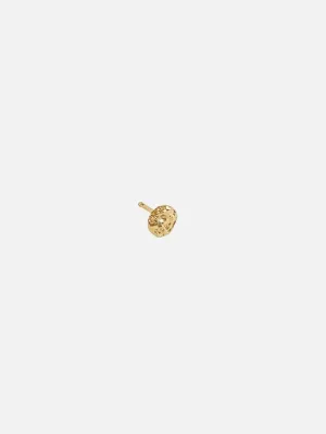 Mini Circle Stud in Gold