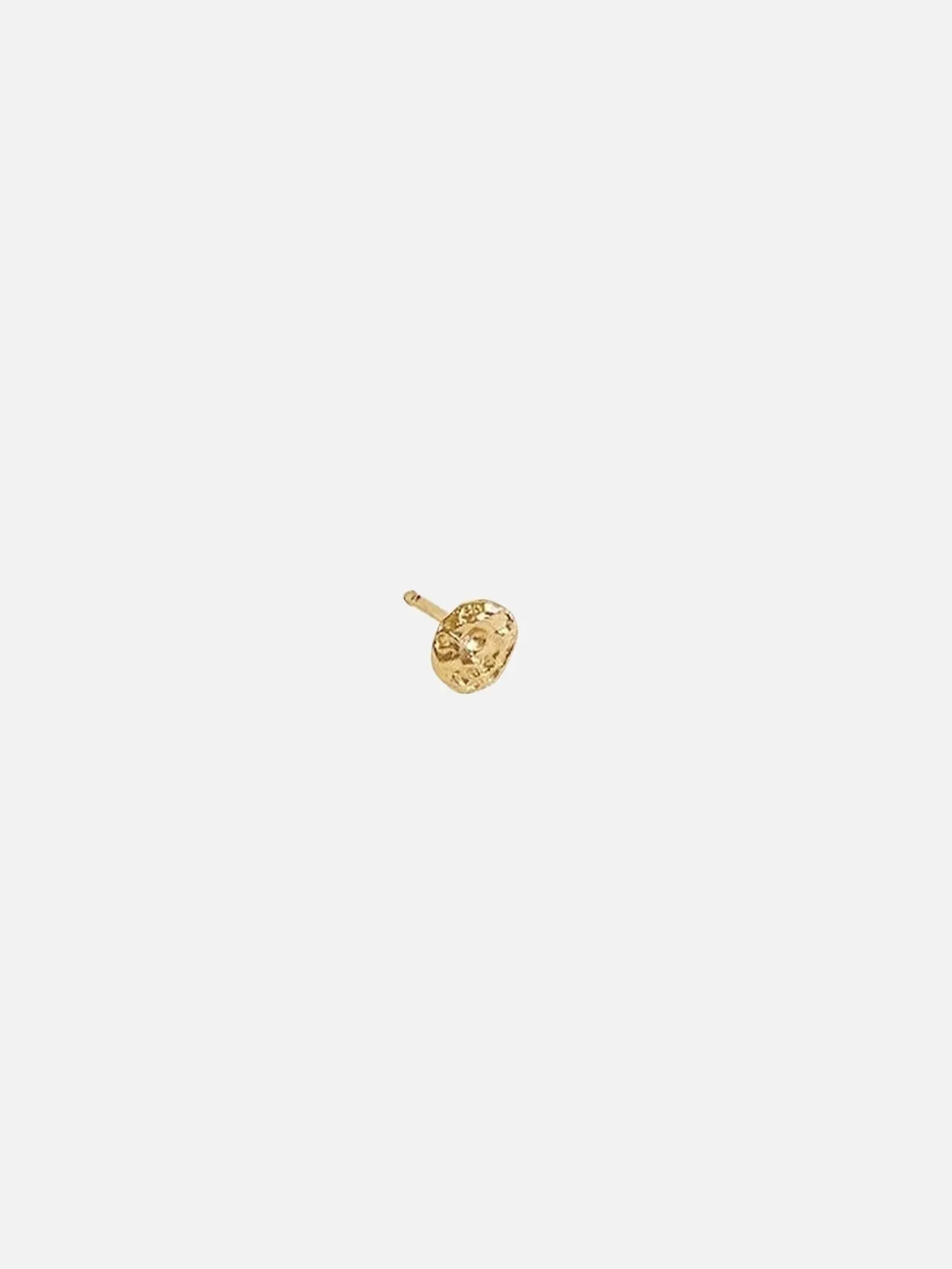 Mini Circle Stud in Gold