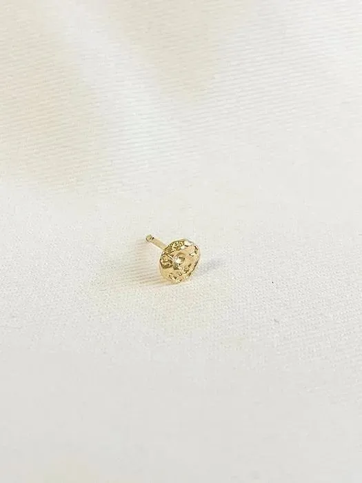 Mini Circle Stud in Gold