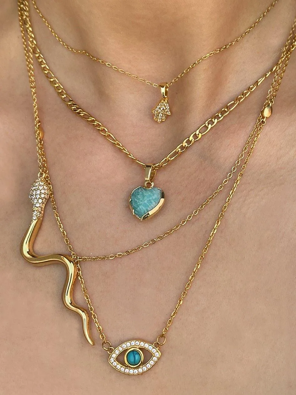 Mini Evil Eye Necklace