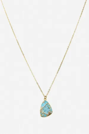 Mojave Triangle Stone Pendant Necklace