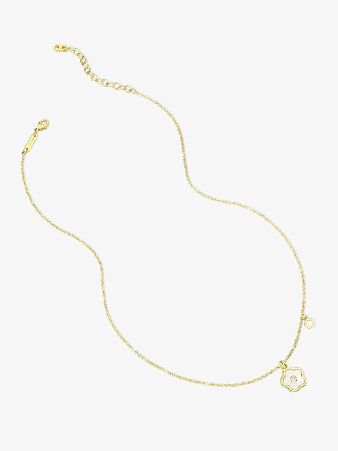 Mother Of Pearl Flower Necklace