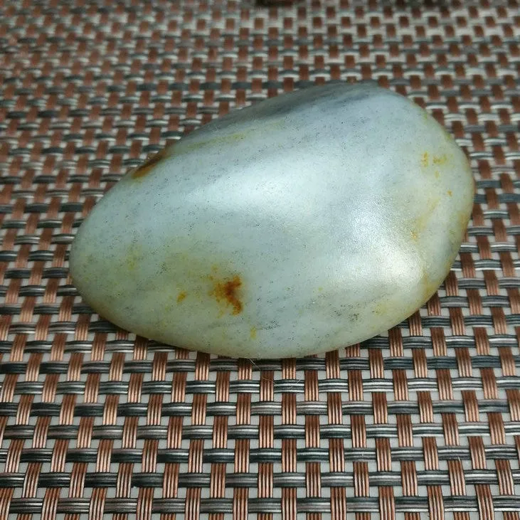 Natural Hetian Jade Rough Nephrite Raw (204g,8.3X5.8X2.8cm)