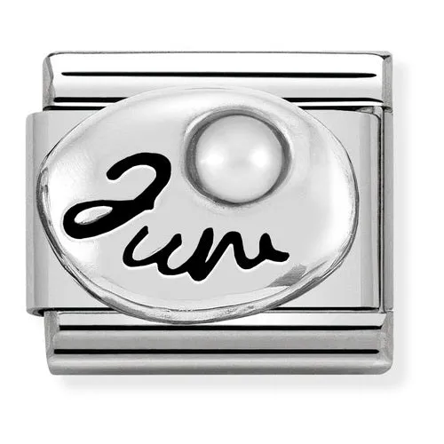 NOMINATION Link Silver June with Pearl