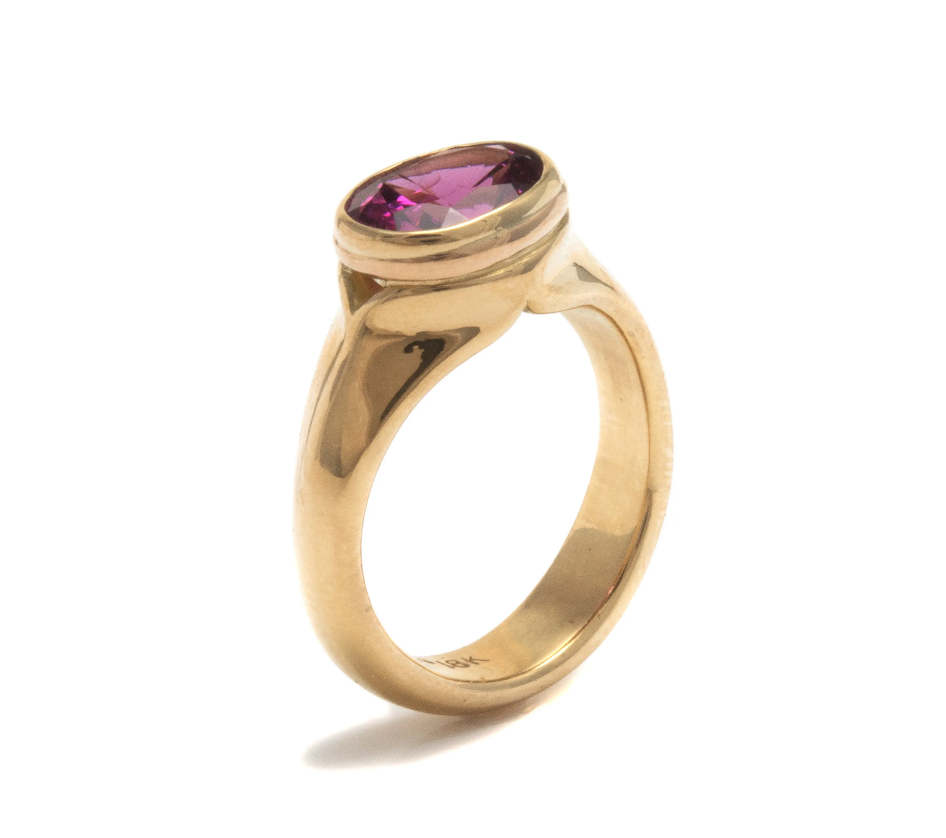 Oval Garnet Ring