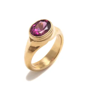 Oval Garnet Ring