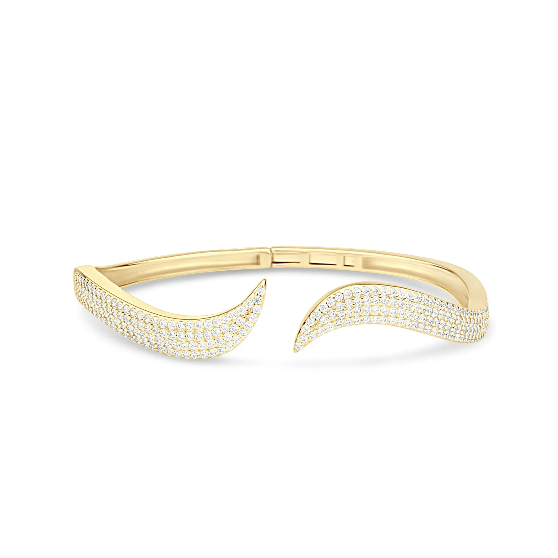 Pave Curl Cuff