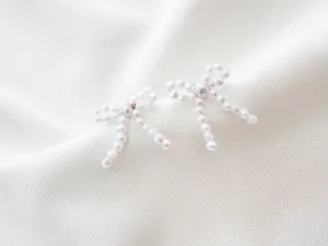 Pearl Bow Earring