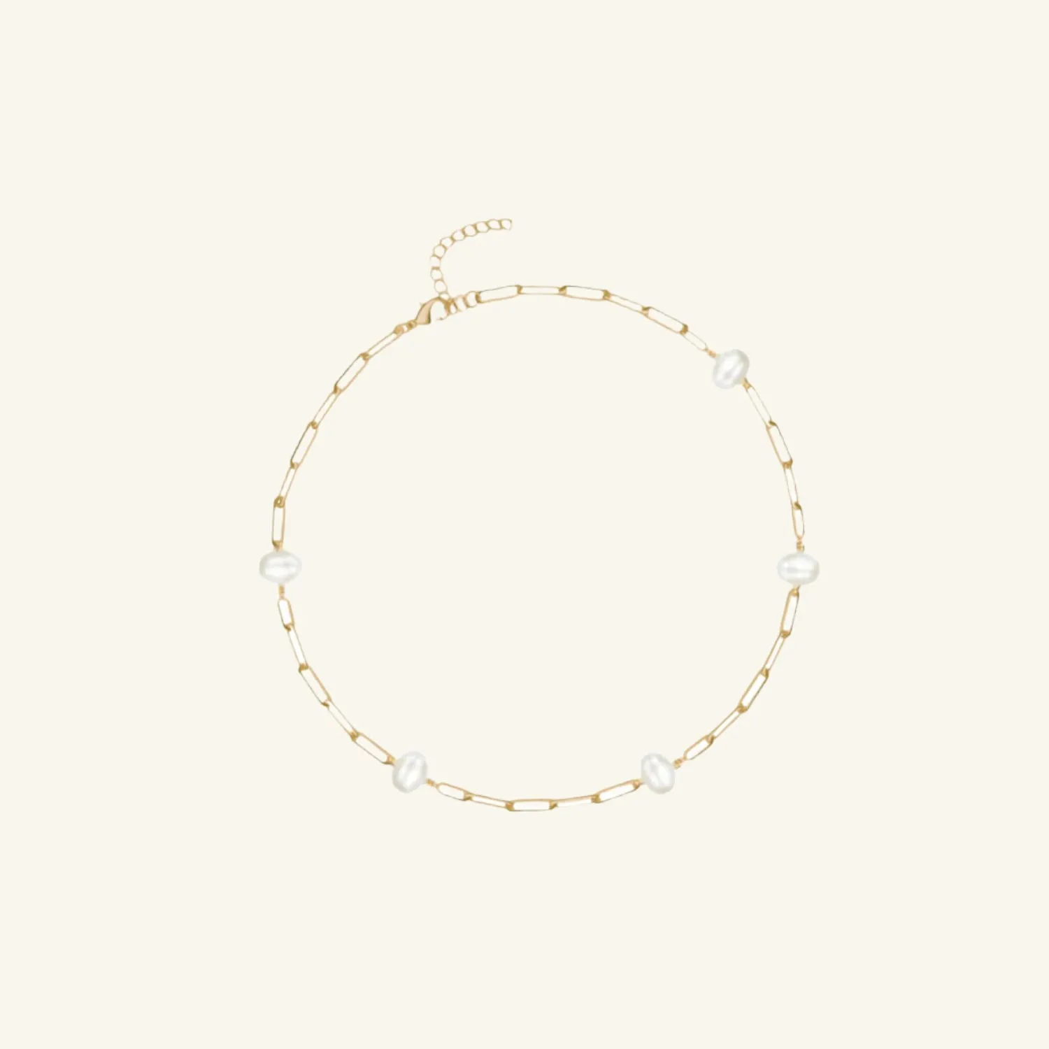 Pearl Link Chain Bracelet