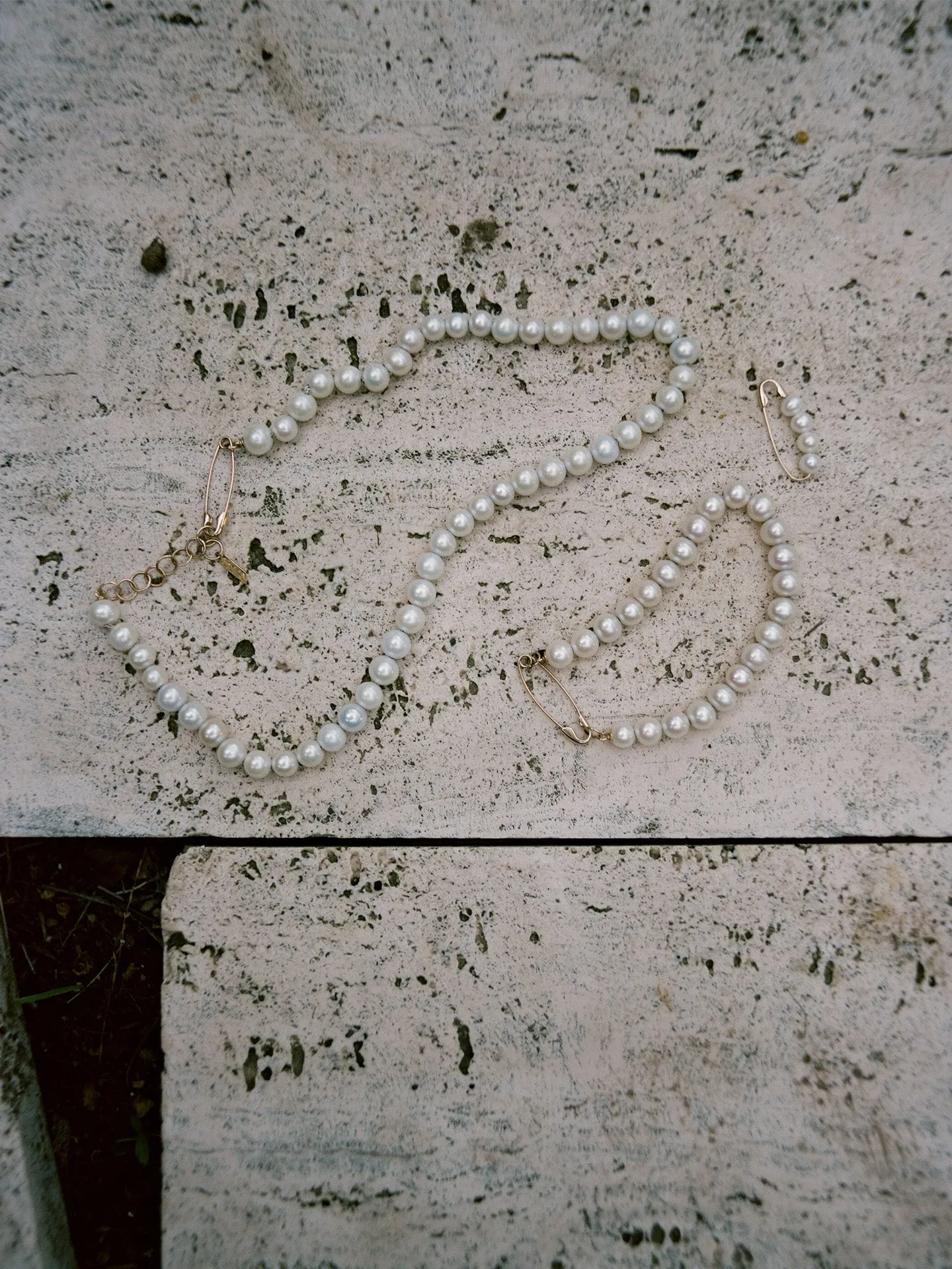Pearl Safety Pin Bracelet