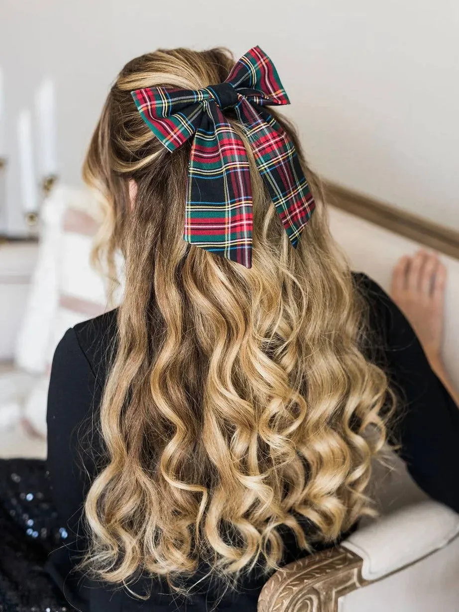 Plaid Lucy Bow