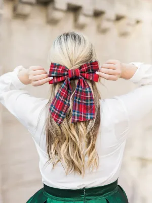 Plaid Lucy Bow