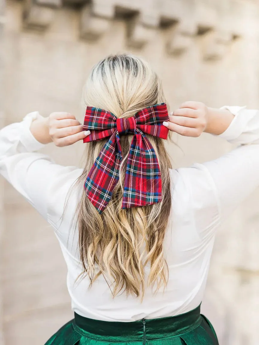 Plaid Lucy Bow