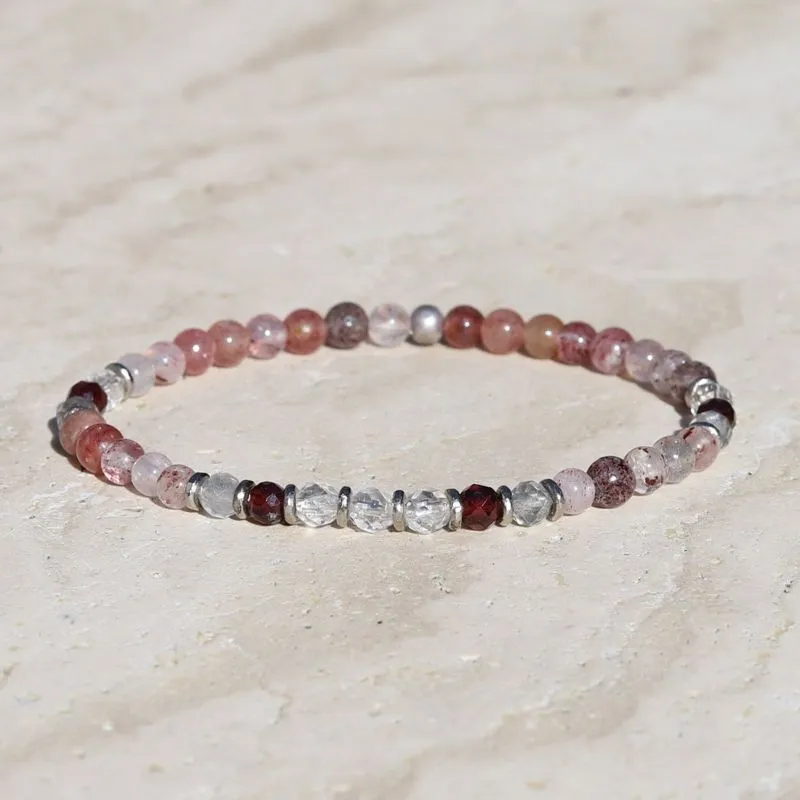 Quartz Love Gemstones Delicate Bracelet