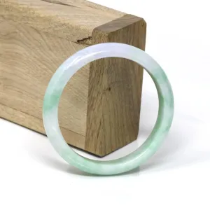 RealJade® Classic Bangle Genuine Burmese Jadeite Jade Bangle Bracelet ( 53.4 mm )#7