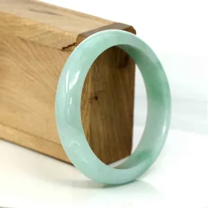 RealJade® Classic Green Natural Jadeite Jade Bangle (58.93 mm )#561
