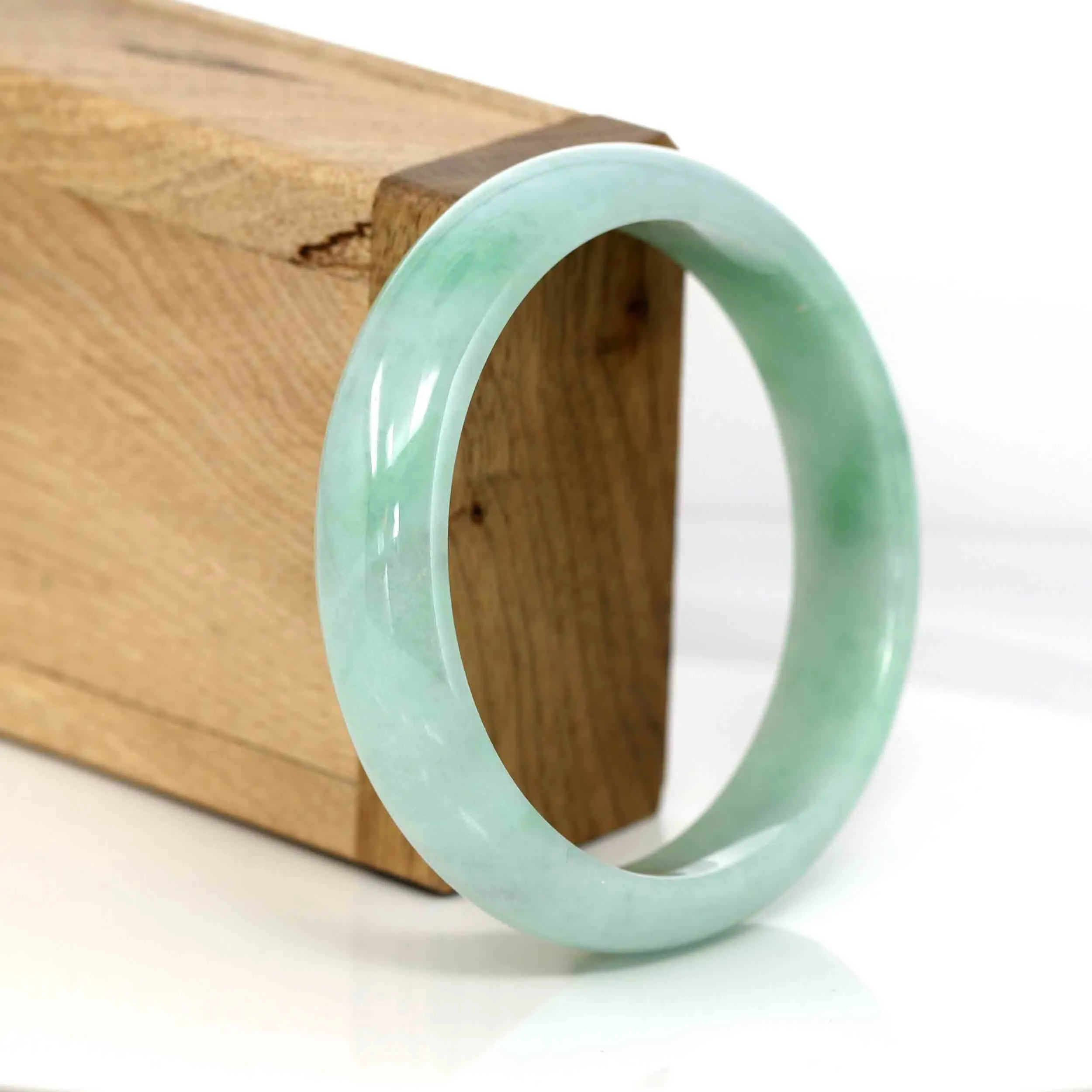 RealJade® Classic Green Natural Jadeite Jade Bangle (58.93 mm )#561