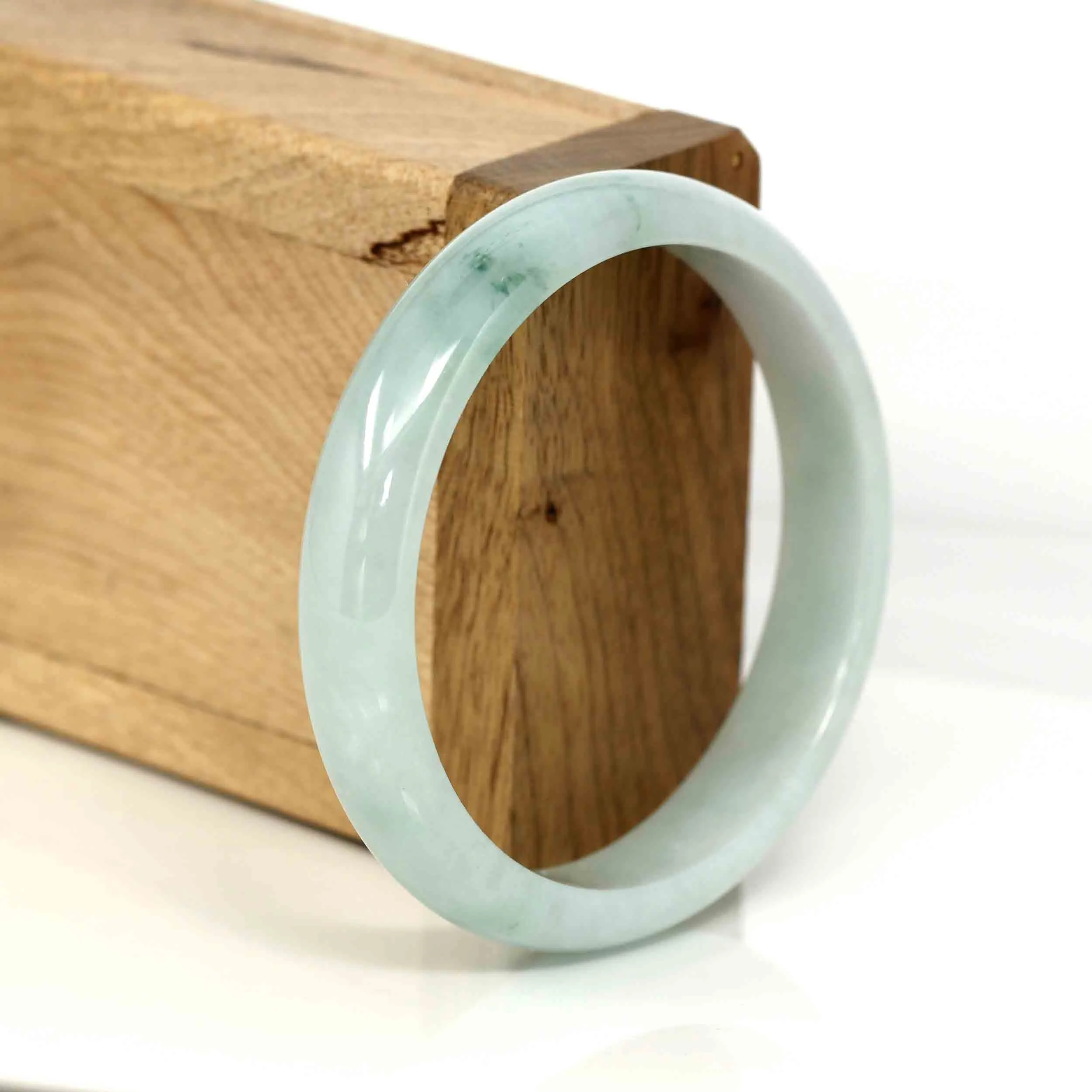 RealJade® Classic Real Jade Jadeite Bangle Bracelet ( 58.18 mm )#570