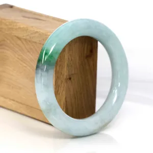 RealJade® Co. Classic Real Jade Jadeite Bangle Bracelet ( 56.79 mm )#571