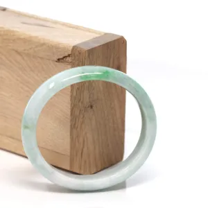RealJade® "Classic Bangle" Genuine Burmese Green Jadeite Jade Bangle Bracelet (54.91 mm) #160