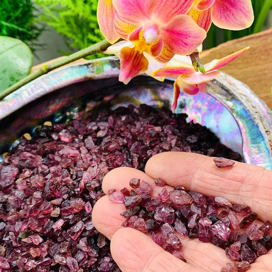 Red Garnet Rough Mini Gemstones (50 Gram / 1.7oz Lot)