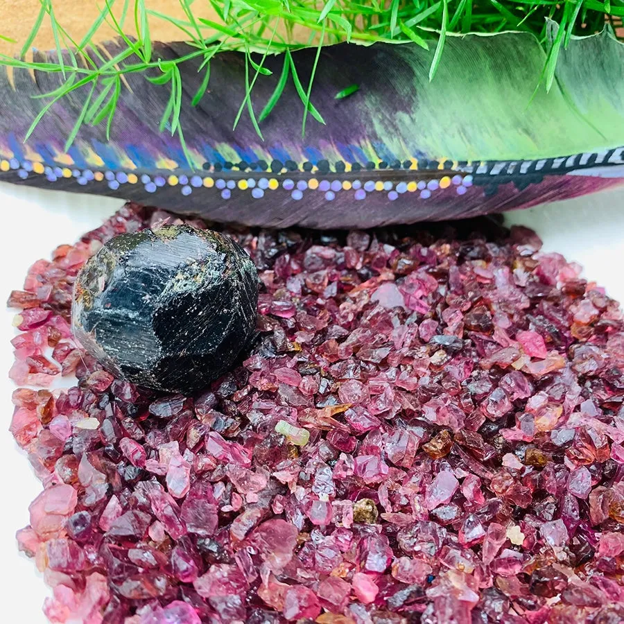 Red Garnet Rough Mini Gemstones (50 Gram / 1.7oz Lot)