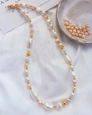 Rhea Goddess Pearl Necklace