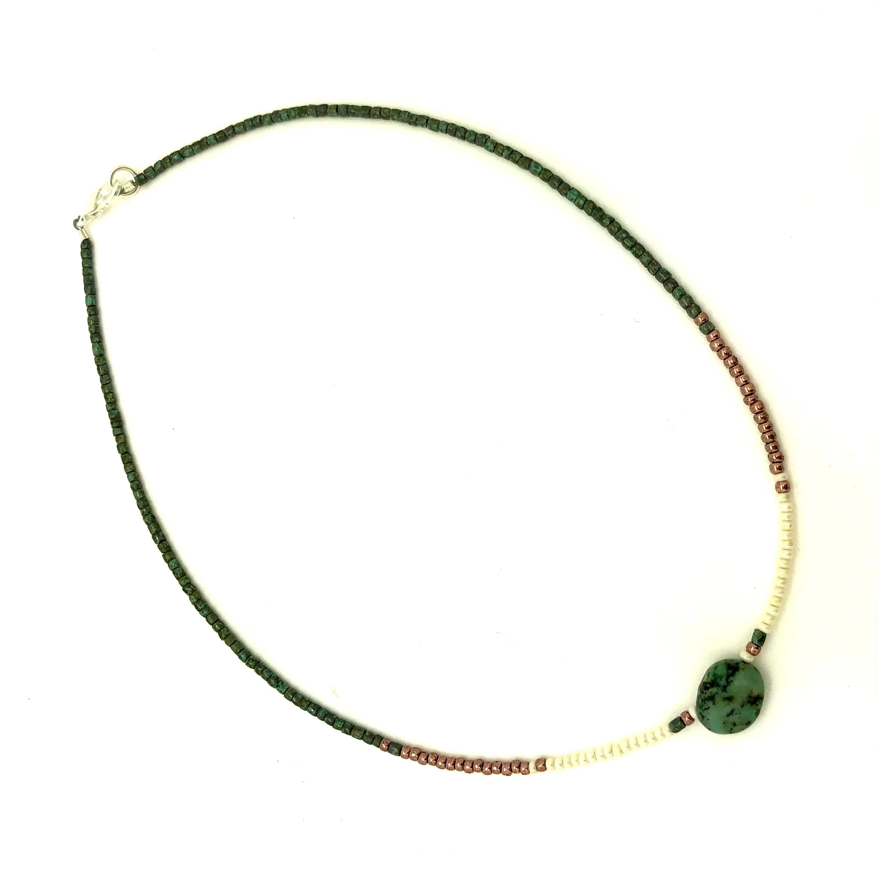 Rose Gold Beaded Necklace