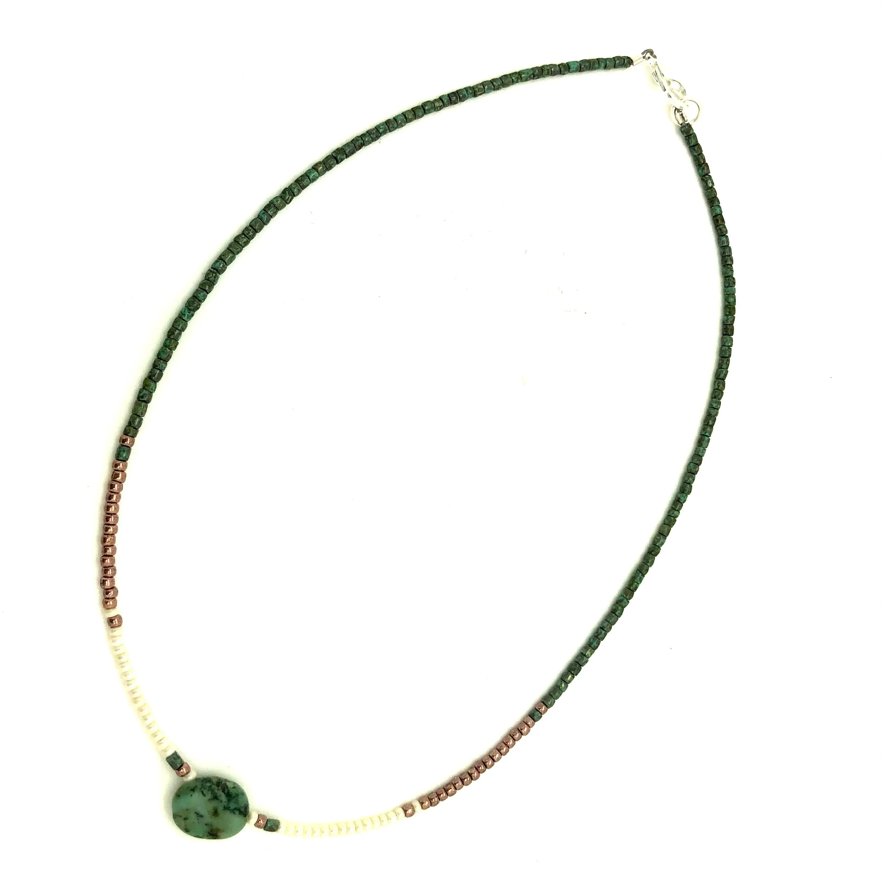 Rose Gold Beaded Necklace