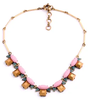 Rosy Bronze Statement Necklace