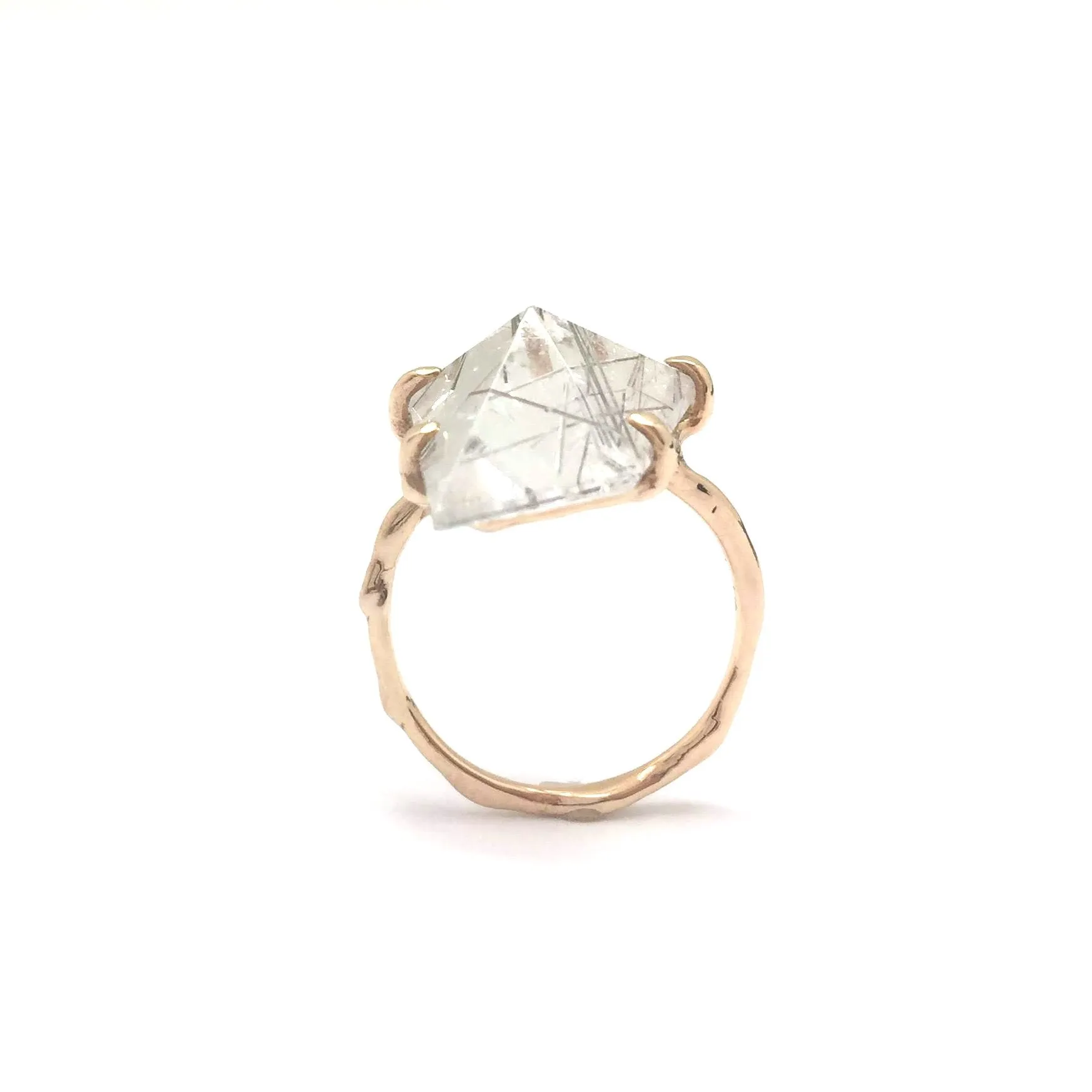Rutilated Quartz Ring