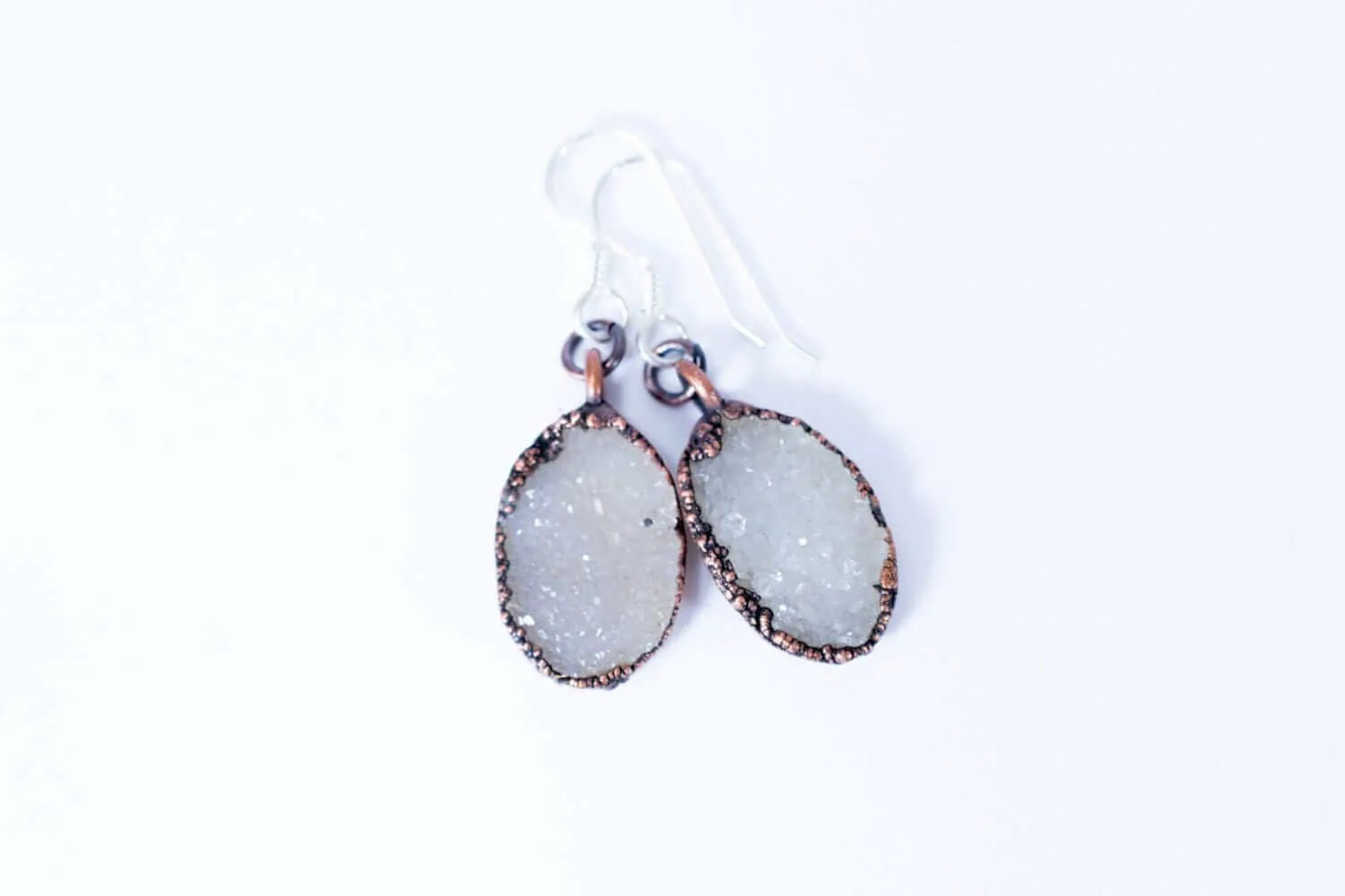 SALE Natural crystal  | Druzy crystal earrings