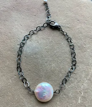Single Coin Pearl Bracelet