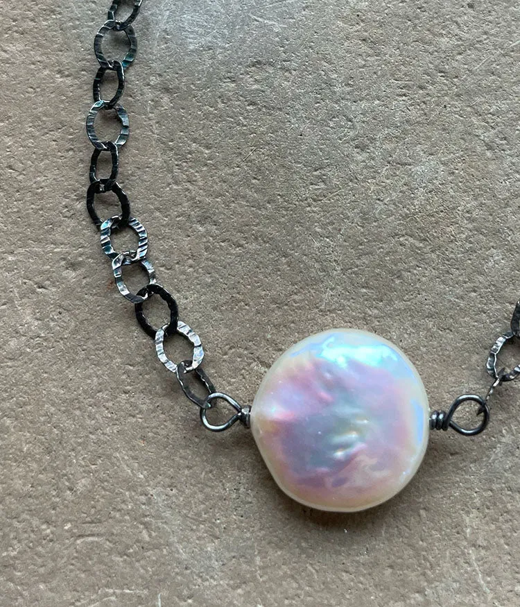 Single Coin Pearl Bracelet