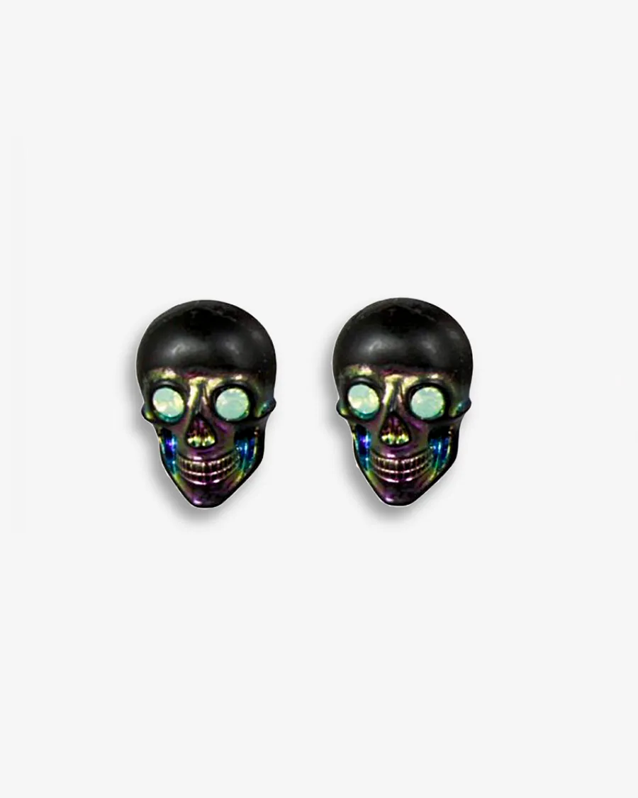 SKULL POST EARRINGS