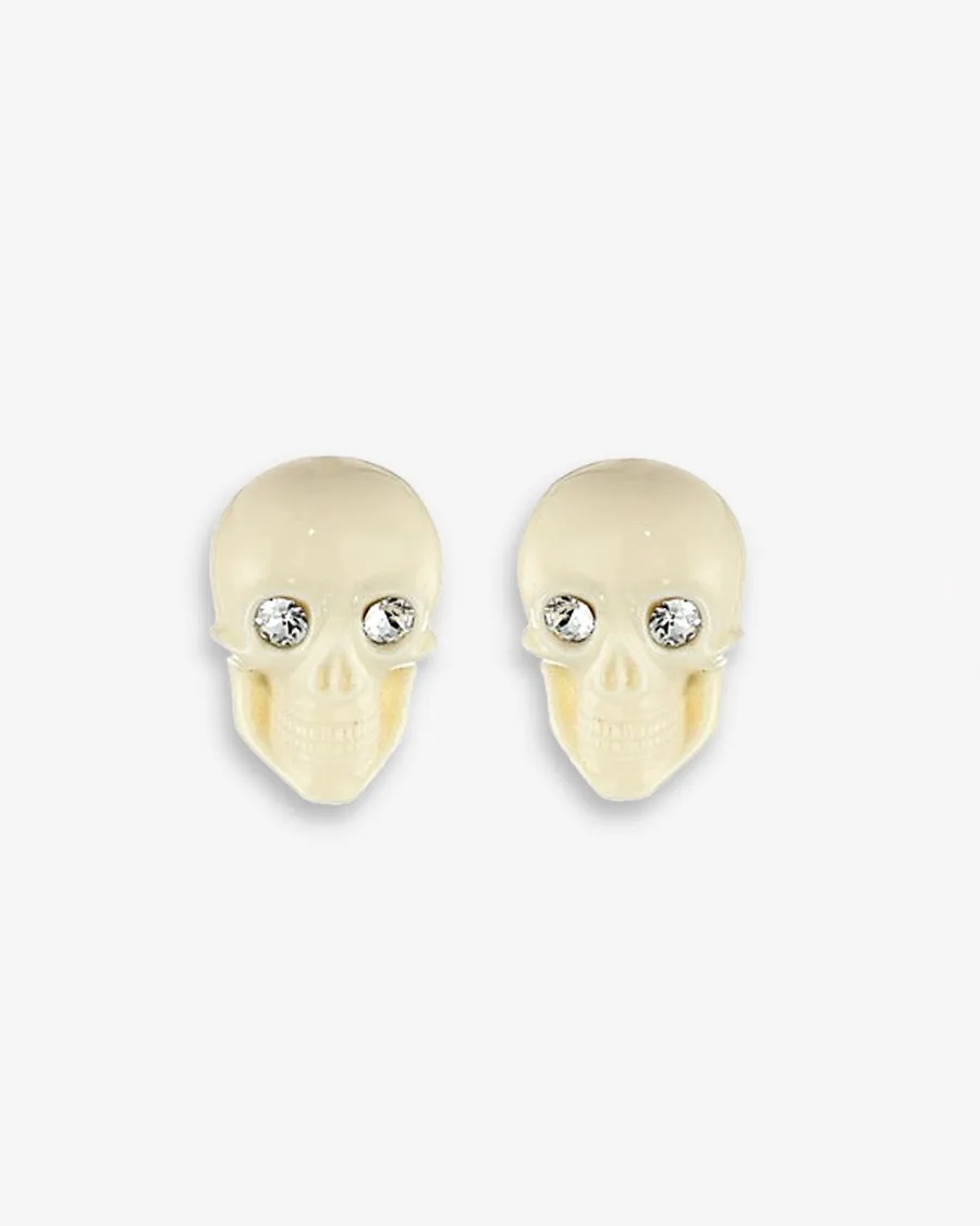 SKULL POST EARRINGS