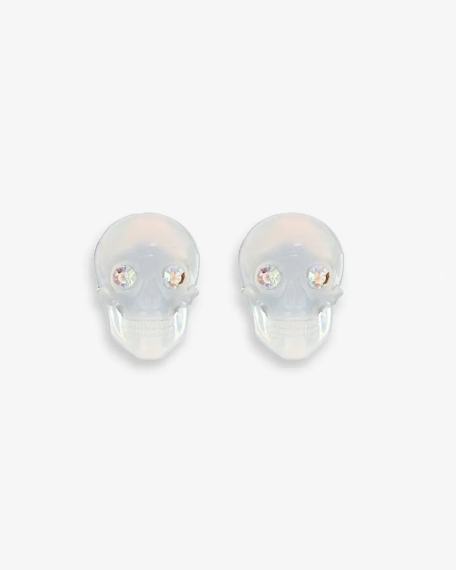 SKULL POST EARRINGS