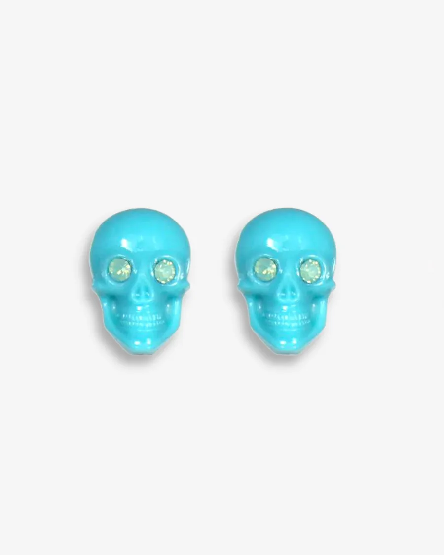 SKULL POST EARRINGS