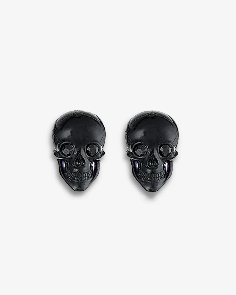 SKULL POST EARRINGS