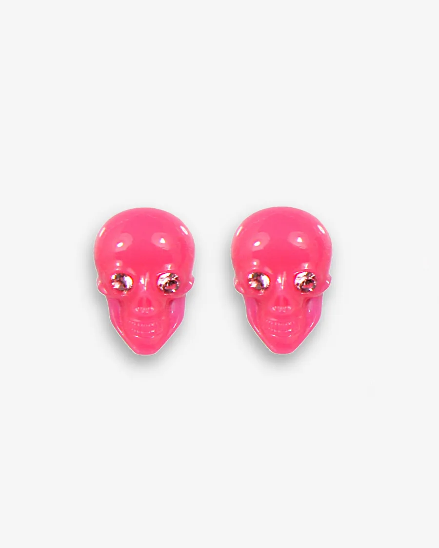 SKULL POST EARRINGS