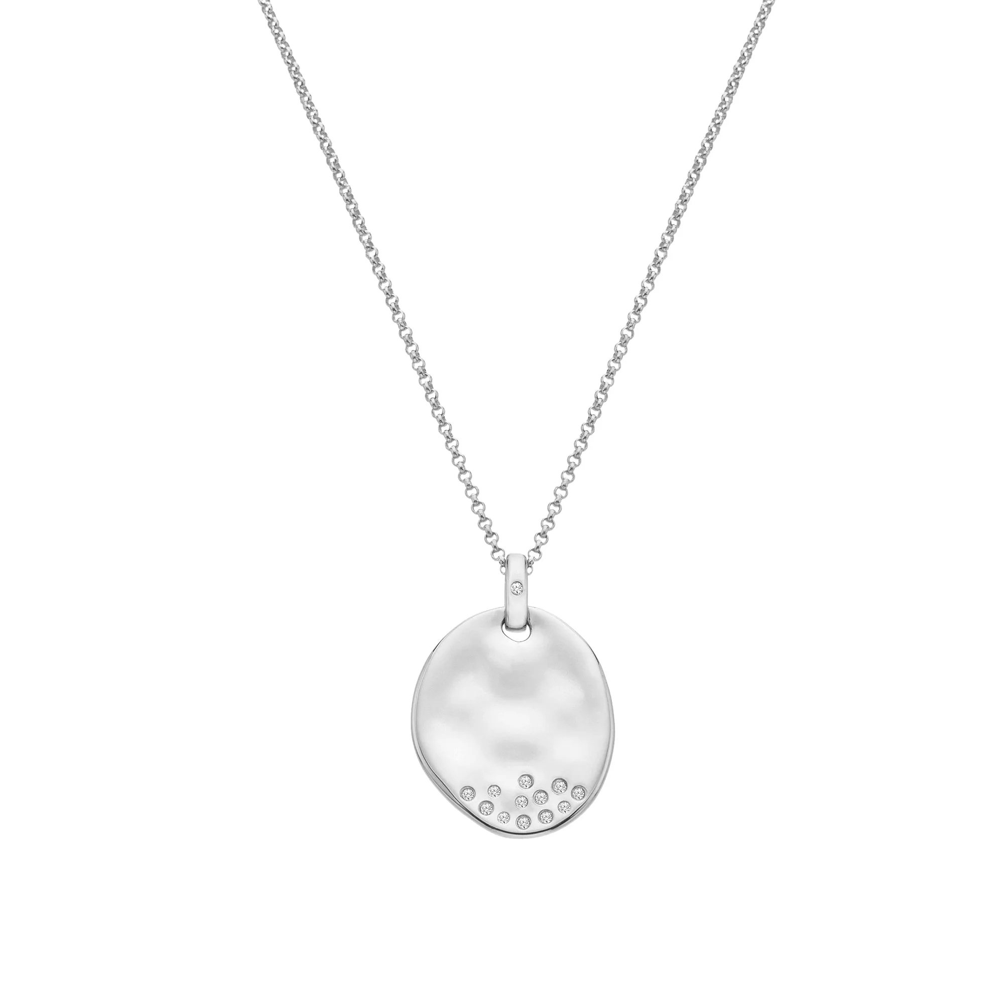 Sterling Silver Illuminate Large Necklace DP1032