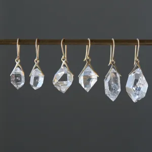 Sticks and Stones Herkimer Quartz Earrings